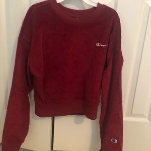 red champion sweatshirt